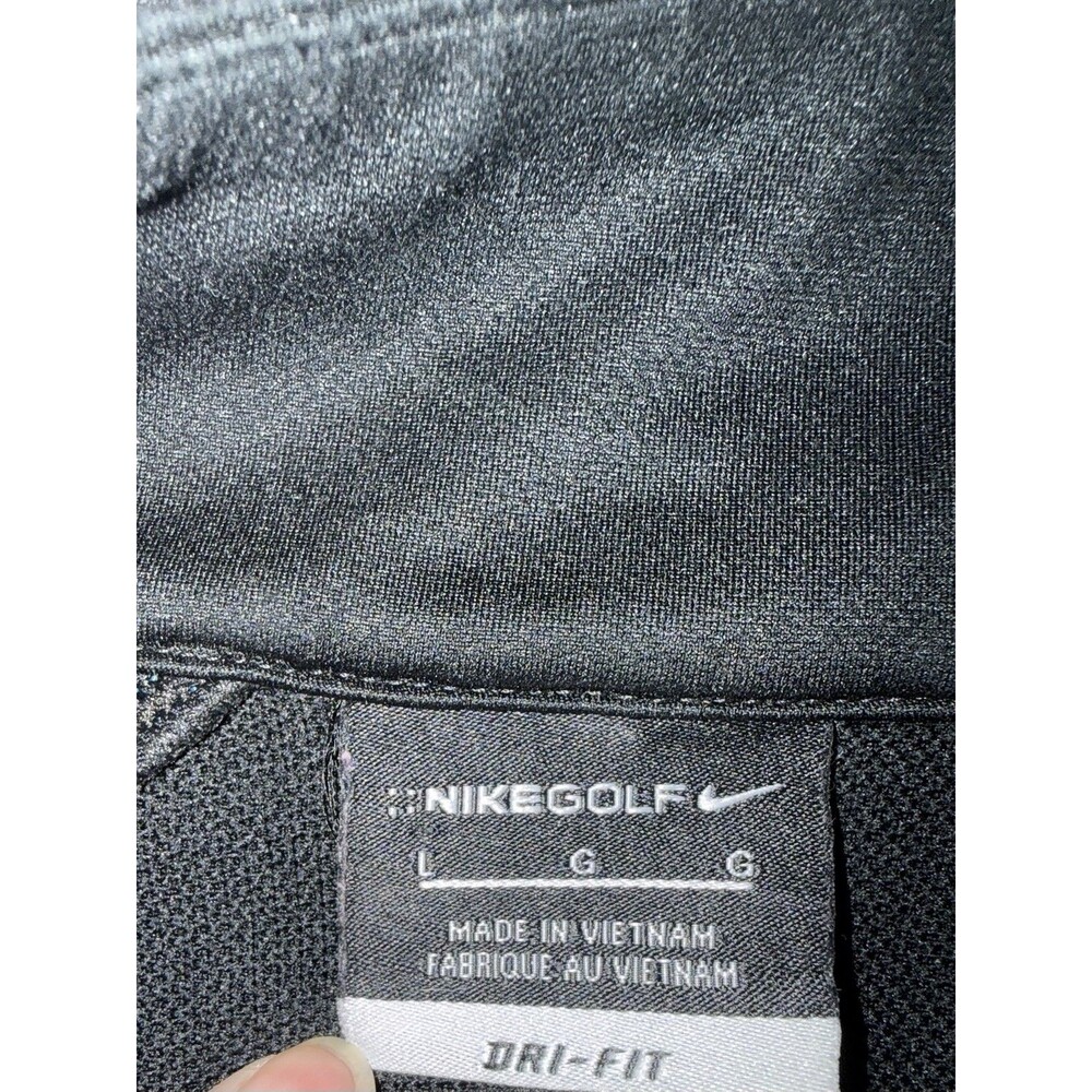 Nike Golf 1/4 Zip Pullover Men’s Large L Dri-Fit Black Sweatshirt Sports casual - Picture 3 of 7
